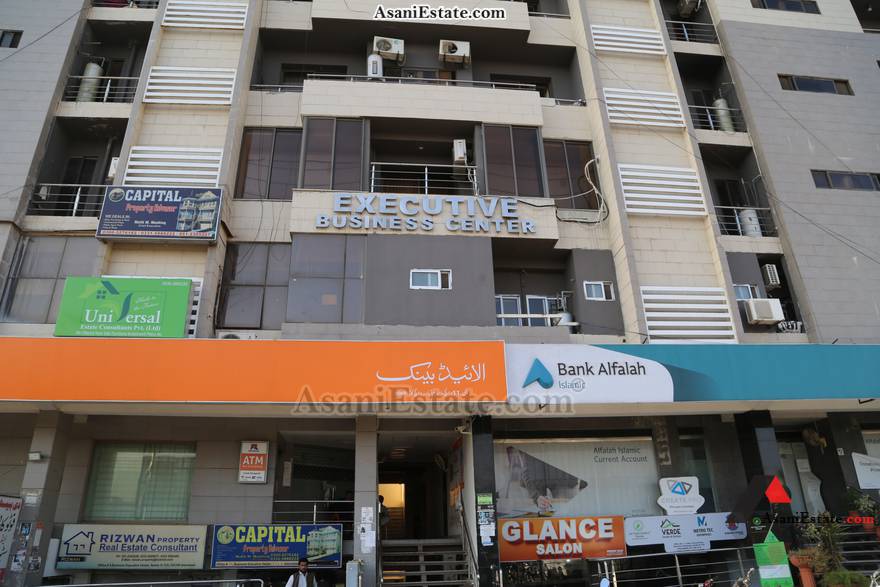  Outside View 750 sq feet 3.3 Marlas flat apartment for rent Islamabad sector E 11 