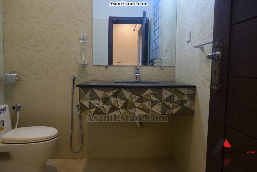 Basement Bathroom 50x90 feet 1 Kanal portion for rent Islamabad sector E 11 