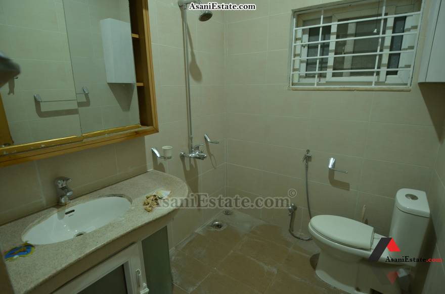 Basement Bathroom 42x85 feet 16 Marla portion for rent Islamabad sector E 11 
